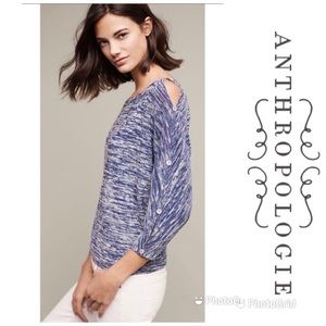 Anthropologie Blue Sweater